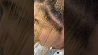 Rubio platinado perlado💎 SUPER SHINE✨ hairtransformation babylights balayage hairtutorial hair [upl. by Irek]