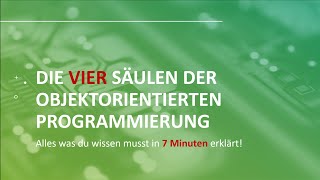 Objektorientierte Programmierung in 7 Minuten die vier Säulen [upl. by Halsy]