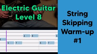 INTERMEDIATE GUITAR EXERCISES  String Skipping [upl. by Gilberta72]