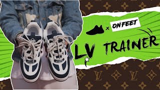 On Feet Louis Vuitton LV SKATE Sneakers Review [upl. by Marlyn]