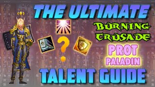 Prot Paladin Talent Guide  TBC Classic [upl. by Consuelo847]