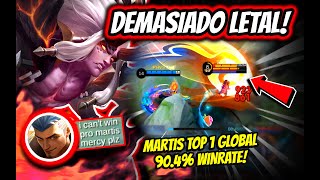 ¡EL MEJOR MARTIS DEL MUNDO ES FILIPINO MARTIS TOP 1 GLOBAL 904 WINRATE  MOBILE LEGENDS [upl. by Viddah]