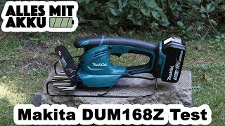 Makita DUM168Z Gartenschere Test  ALLES MIT AKKU [upl. by Suoirrad]