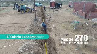 Obras de gas en nuevos barrios de nuestra ciudad CutralCoEsMás CutralCoEsMásServicios [upl. by Haneehs]