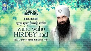 Gurbani Kirtan Jukebox  Bhai Gurpreet Singh Shimla Wale  Waho Waho Hirdey Naal  Amritt Saagar [upl. by Audris]