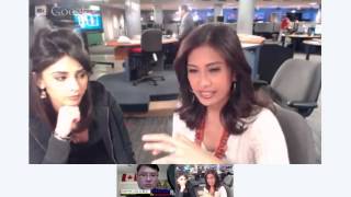 Les Mis review with Maria Quiban Araksya Karapetyan from Fox LA amp me [upl. by Sedlik]