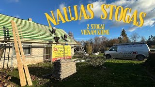 Naujas Stogas  2 Stogai vienam kieme [upl. by Anahsirk]