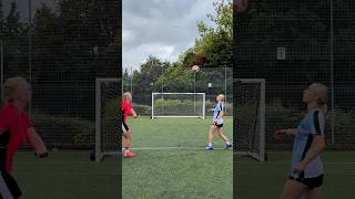 Rate this crossbar trickshot from 110 🤯 football soccer footballskills futbol [upl. by Annahc]