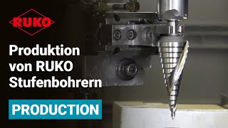 Produktion von RUKO Stufenbohrern [upl. by Iveksarap]