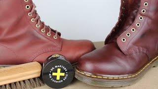 DR MARTENS quotFor Lifequot Oxblood 1 MONTH REVIEW Cleaning Conditioning Breaking In 1 MONTH REVIEW [upl. by Nirre688]