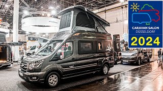 WESTFALIA MERIDIAN LIMITED AD FORD TRANSIT POP UP ROOF 2025 CAMPERVAN CARAVAN SALON 2024 DUSSELDORF [upl. by Kati668]