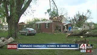 Storm batters Orrick Mo [upl. by Earaj]