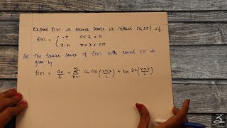 FOURIER SERIES FOR PERIODIC FUNCTION 2L  EXAMPLE 4  AEM  6 [upl. by Lurie730]