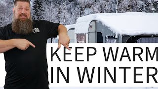 Keeping your PROPANE warm in cold weather  Staying warm in your RV [upl. by Nomae920]