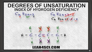 Degree of Unsaturation aka Index of Hydrogen Deficiency [upl. by Judie]