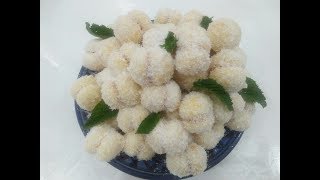 حلويات عيد الفطر حلوة ريشبوند بطريقة جد مبسطة Richbond Cookies  Coconut Cookie Balls [upl. by Ardnasela]