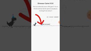 Chrome Dino Game Hack android  end dinosaur  games javascript chrome [upl. by Margalo]