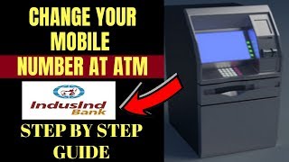 Indusind Bank Mobile Number Change  How to change Indusind Bank mobile number [upl. by Esialb]