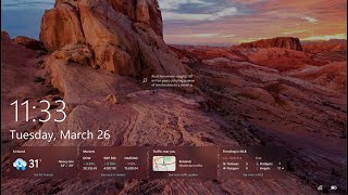 New Windows 10 and 11 Lock Screen Widgets quotBloatquot will be available to all next week [upl. by Ozner]