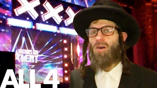 Simon Cowell amp BGT Epically Pranked By Rapping Rabbi  Balls Of Steel  All 4 [upl. by Ahsats166]