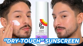 10 hour Dry Touch Sunscreen NEW P20 Urban Shield SPF 50 Review [upl. by Ikiv]