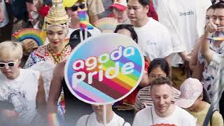 Agoda Marching at Bangkok Pride Parade 2024 [upl. by Lovering]