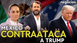 La fortaleza de México impecable respuesta de Claudia Sheinbaum a los aranceles de Donald Trump [upl. by Alahs197]