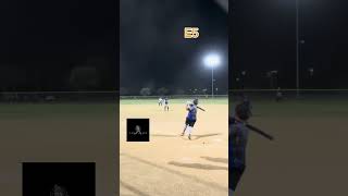 ABs from a windy and dusty blowout Wednesday night slowpitchsoftball USSSA slowpitch [upl. by Zetnom]