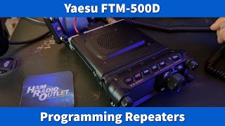 Yaesu FTM500D Programming Repeaters Video 2 in this series hamradio yaesu ftm500 c4fm [upl. by Mulloy876]