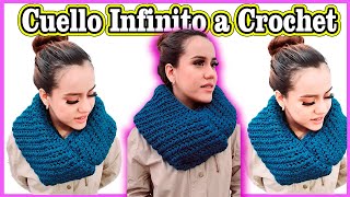 ¡Cuello a Crochet para Mujer en Minutos 😱 Elegante Moderno y Súper Fácil 🧣 [upl. by Sevein]