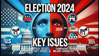 Key Issues and Campaigns Trump vs Harris in the 2024 Election [upl. by Nesnar]