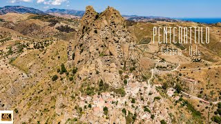 🇮🇹 4K drone video of Pentedattilo Calabria Italy [upl. by Eberto510]