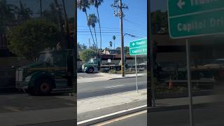 Trench Shoring Kenworth amp Peterbilt Trucks in South LA big california shorts [upl. by Meibers]