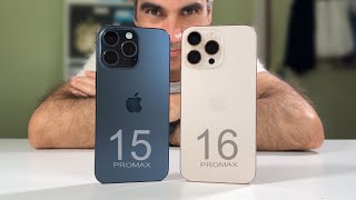 iPhone 16 Pro Max vs 15 Pro Max  ¿HAY MUCHA DIFERENCIA [upl. by Silecara107]