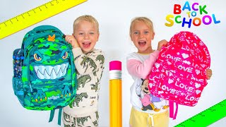 Going BACK TO SCHOOL SHOPPING FOR KIDS with Gaby and Alex [upl. by Maximilien]