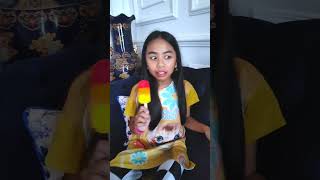 Riska Vlog Makan Es Upin Ipin Tili Tili Bom [upl. by Enirual]