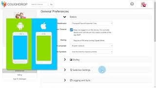 Change CoughDrop AAC Account Settings [upl. by Jumbala]