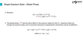 Section 4 Bloch Sphere  Lecture 2 Global Phase [upl. by Snodgrass]