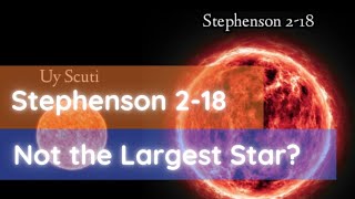 Stephenson 218 is not the largest star [upl. by Adnohsirk]