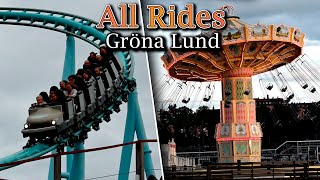 Gröna Lund all rides height limits [upl. by Thorbert]