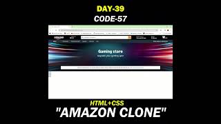 Current Coders 221000 Day 2 of making amazon website clone clone webdevelopment web coders [upl. by Charmaine]