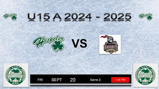 Hespeler Early Bird Game 2 Hespeler vs Norfolk Knights Friday September 20 2024 [upl. by Enirroc]