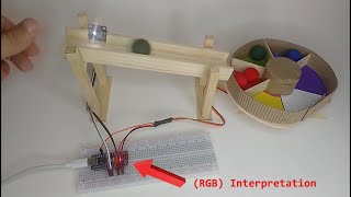 Detecting and Sorting Objects by Color with the TCS34725 RGB Sensor and Arduino [upl. by Eylrahc615]