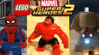 LEGO Marvel Super Heroes 2  All 25 Challenges  All Vehiles Unlocked [upl. by Simonne]