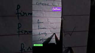 Shorthand Outlines in English  Steno Outlines in English viral shorts [upl. by Anircam]