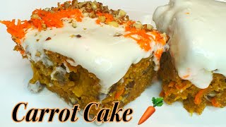 Carrot Cake for Beginners  The Easiest Carrot Cake Recipe [upl. by Drof]