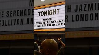 Serenade Tour featuring October London Jazmine Sullivan and Maxwell [upl. by Sihonn348]