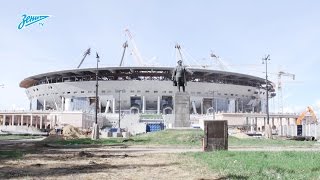 Эксклюзив «ЗенитТВ» экскурсия по строящемуся стадиону  Zenits new stadium under construction [upl. by Aihsel]