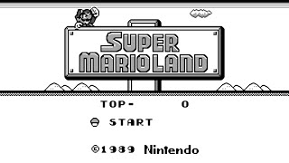 Super Mario Land  Gameboy  Full Playthrough [upl. by Batsheva]