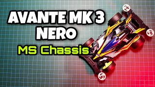 Rakit AVANTE MK 3 NERO  MS Chassis  Tamiya [upl. by Erodavlas67]